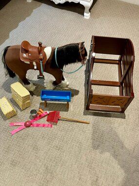 American Girl Horse and Stable